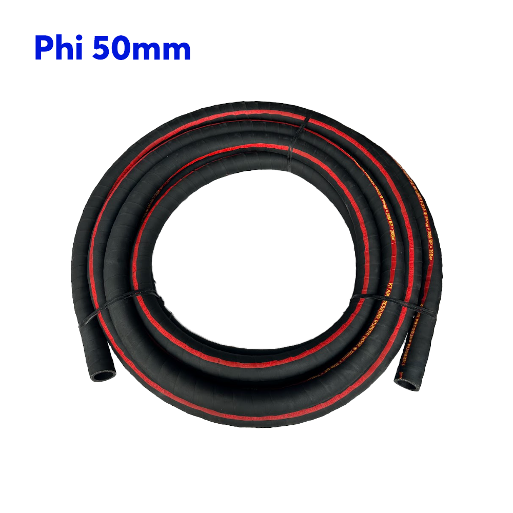 Ống Cao Su Bố Vải KT Phi 50MM Nhập Khẩu loại 20Bar