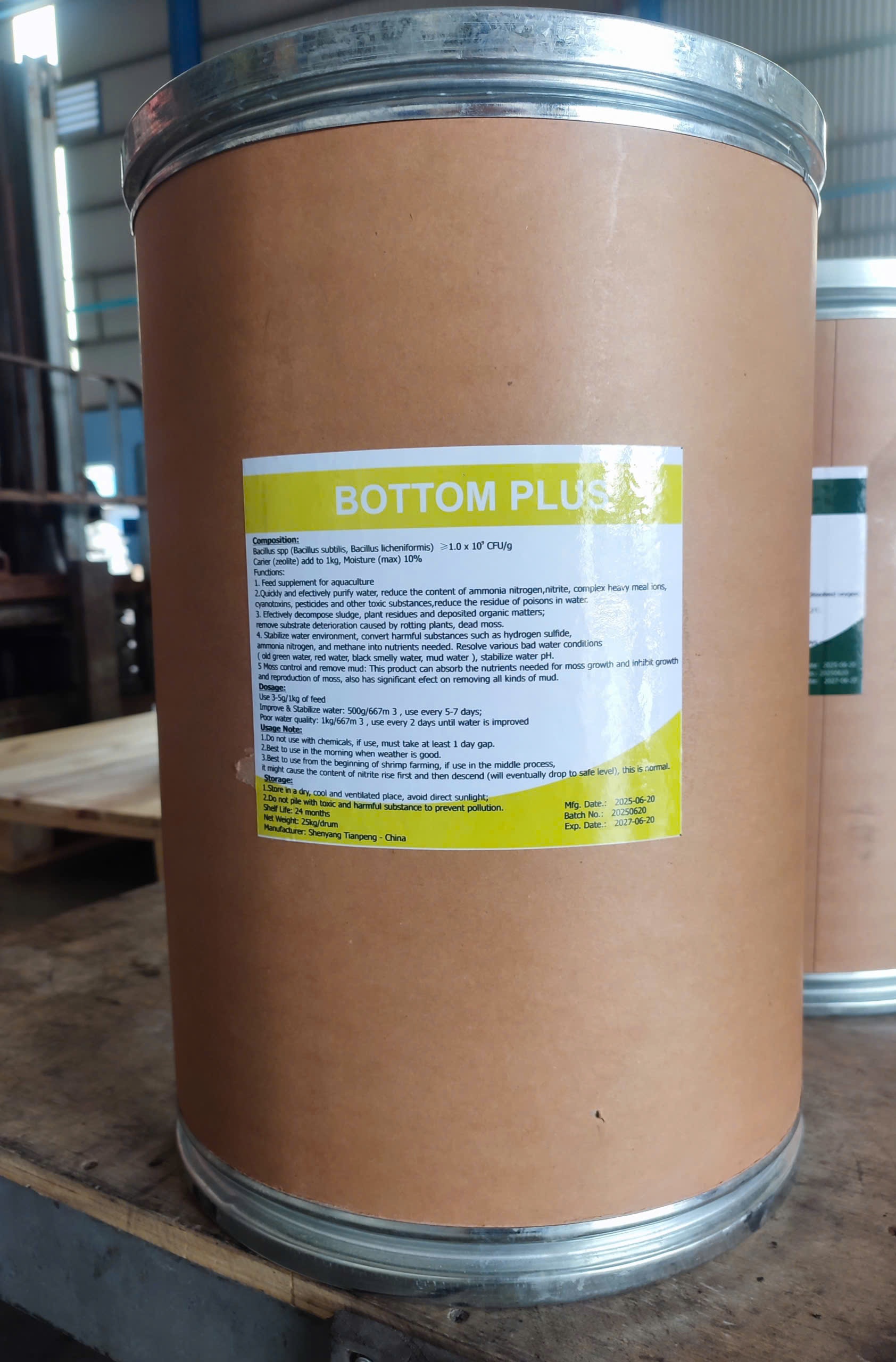 BOTTOM PLUS - Vi sinh hạt xử lý đáy ao, khí độc trong ao hiệu quả