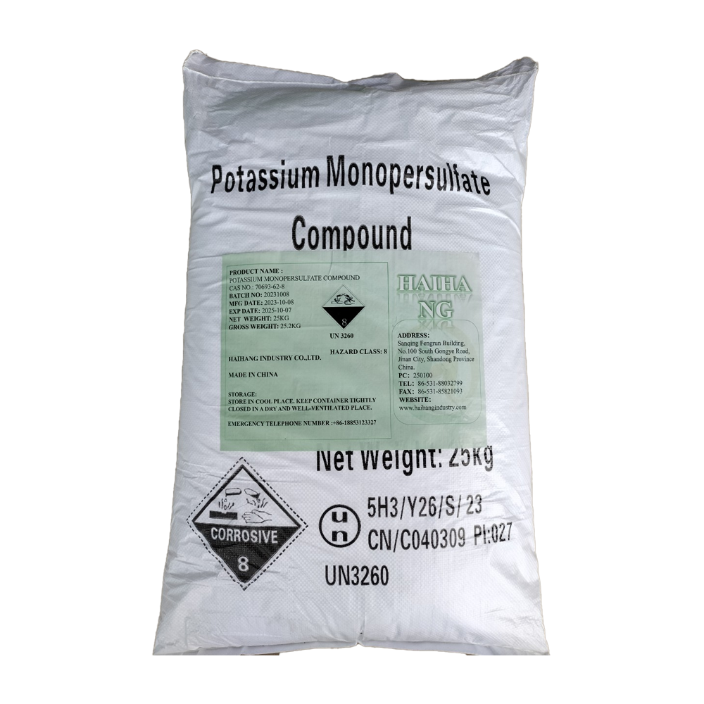 POTASSIUM PEROXYMONOSULFATE 86% - Diệt khuẩn, sát trùng nguồn nước (màu trắng)