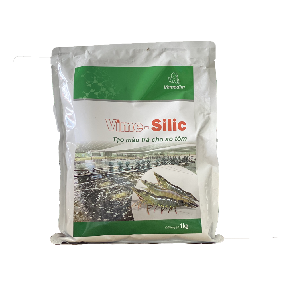 Vime-Silic (tôm)- tạo màu trà cho nước ao nuôi tôm