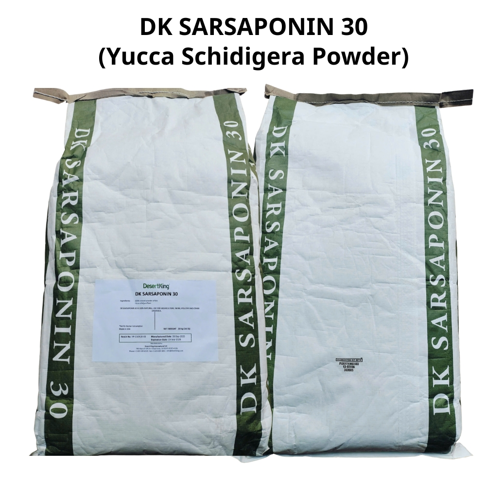Yucca bột Mỹ DK SARSAPONIN 30 - Hấp thu khí độc ao nuôi - Ảnh 3