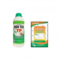 Combo gan ruột - Combo gan ruột đẹp - Siêu tiết kiệm cho tôm - Chai 1L, gói 500G