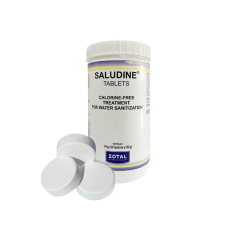 Saludine - Viên sủi Cloramin B Saludine sát trùng diệt rong rêu nhớt vệ sinh hồ bơi dụng cụ ao bể