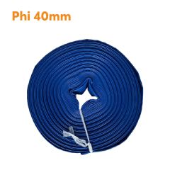 Ống bạt bơm nước xanh dương phi 40mm - Ống bạt bơm nước xanh dương