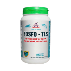 FOSFO – TLS - FOSFO – TLS - Đặc trị đục cơ rớt đáy tôm, gan thận mủ, xuất huyết trên cá